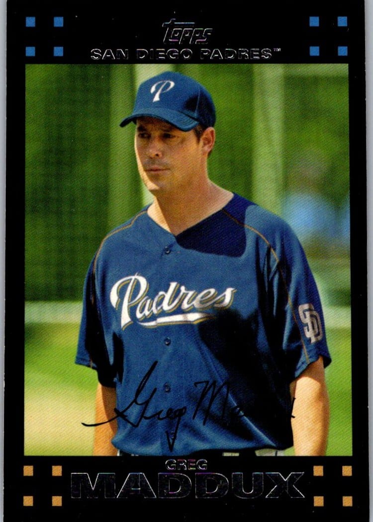 2007 Topps Greg Maddux #275 — front