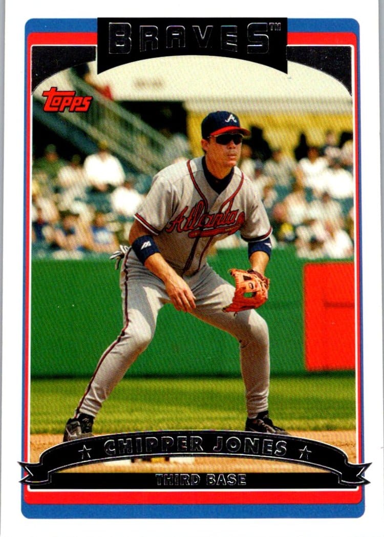 2006 Topps Chipper Jones #25 — front