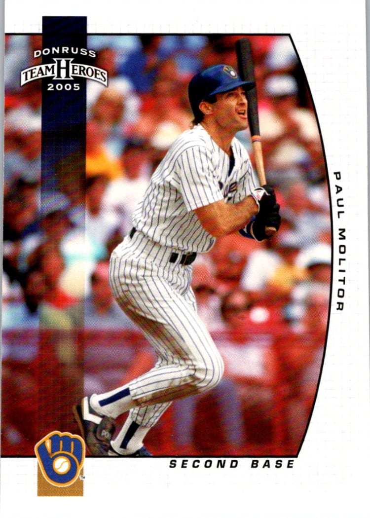 2005 Donruss Team Heroes Paul Molitor #175 — front