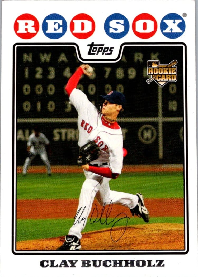 2008 Topps Base Set Clay Buchholz #232 — front