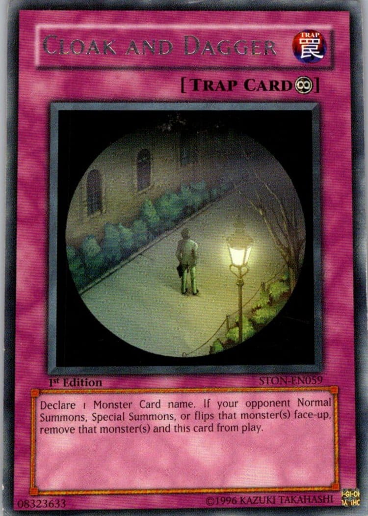 Cloak and Dagger — Strike of Neos STON-EN059 — Rare — 1st Edition — front