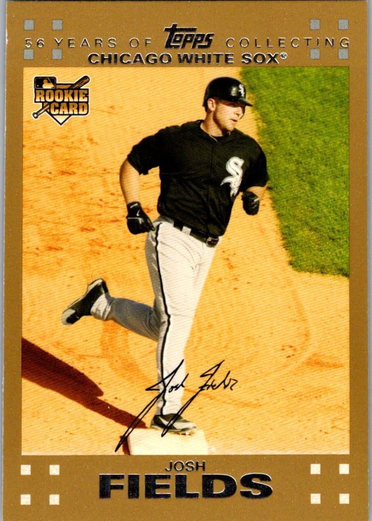 2007 Topps Series 1 Josh Fields #292 Gold — front