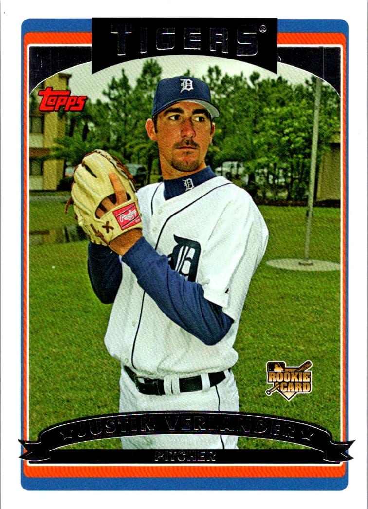 2006 Topps Justin Verlander #641 — front