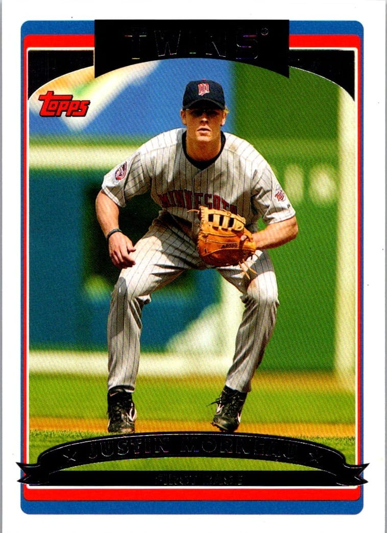 2006 Topps Justin Morneau #122 — front