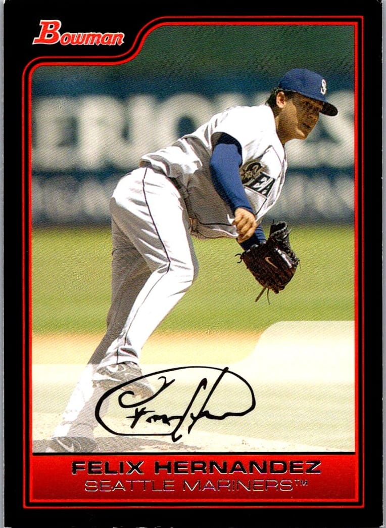 2006 Bowman Felix Hernandez #176 — front