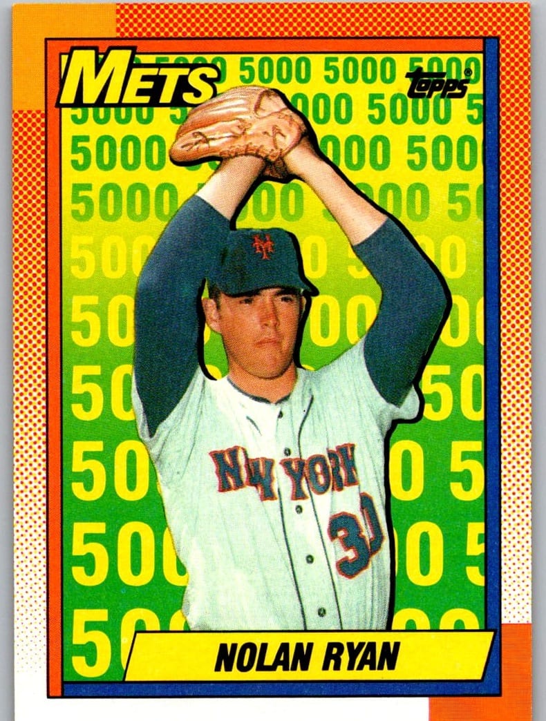 1990 Topps Salute Nolan Ryan #2 — front