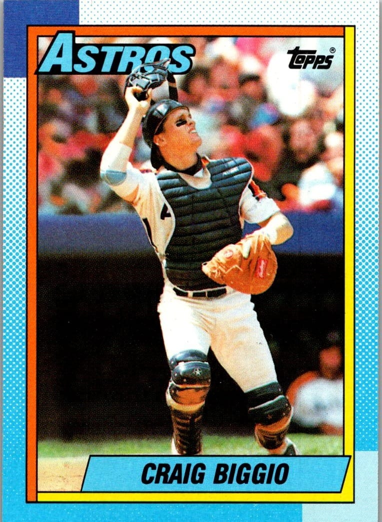 1990 Topps Craig Biggio #157 — front