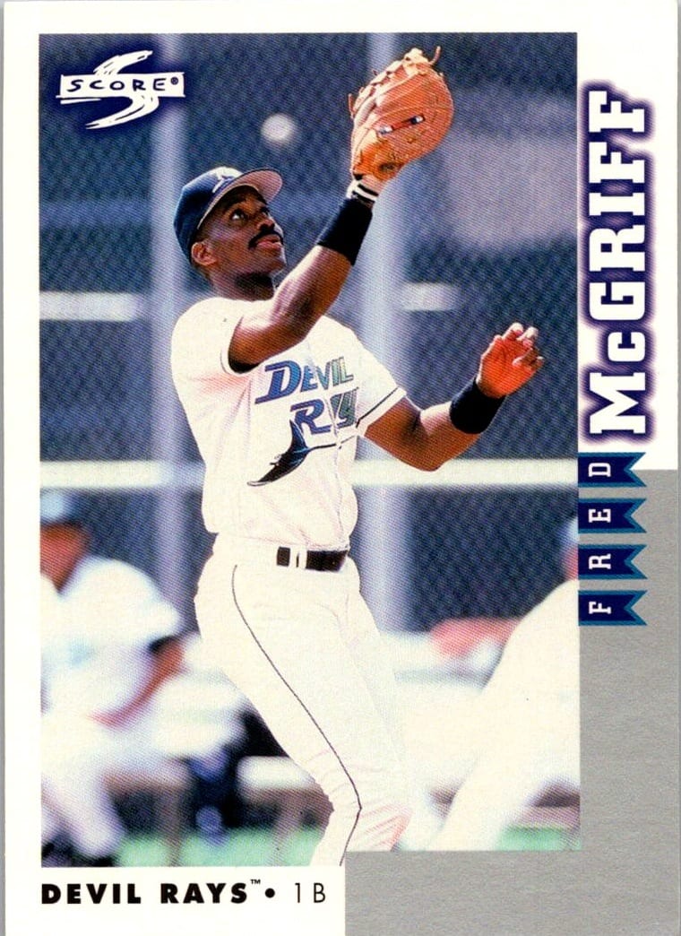 1998 Score Rookie and Traded Fred McGriff #RT212 — front