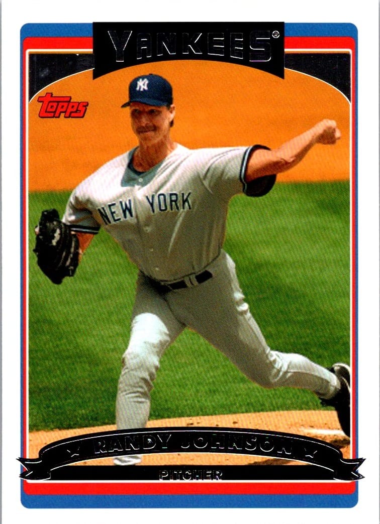 2006 Topps New York Yankees Team Set Randy Johnson #NYY9 — front
