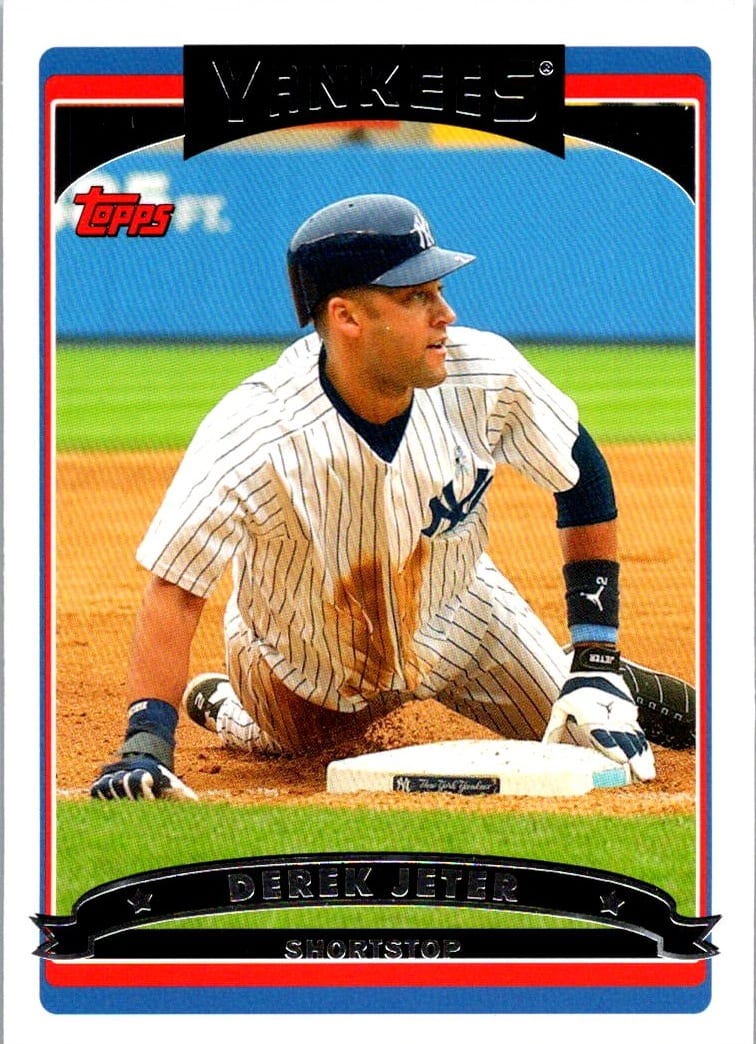 2006 Topps New York Yankees Team Set Derek Jeter #NYY2 — front