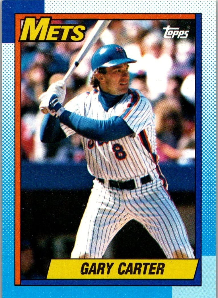 1990 Topps Base Set Gary Carter #790 — front