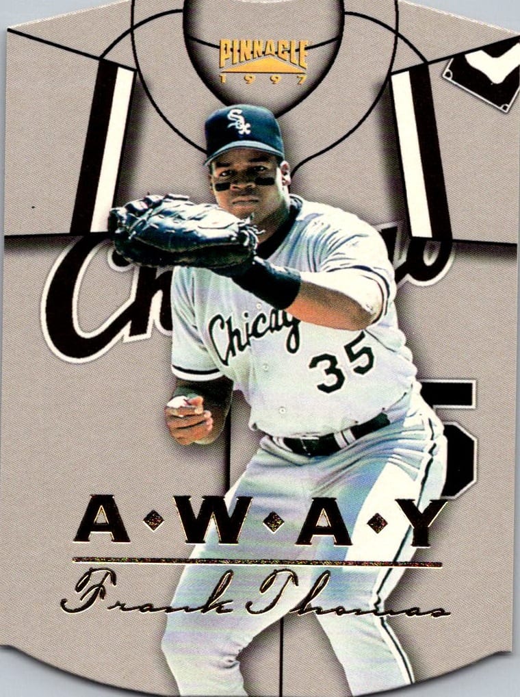 1997 Pinnacle Home/Away Frank Thomas #7 — front