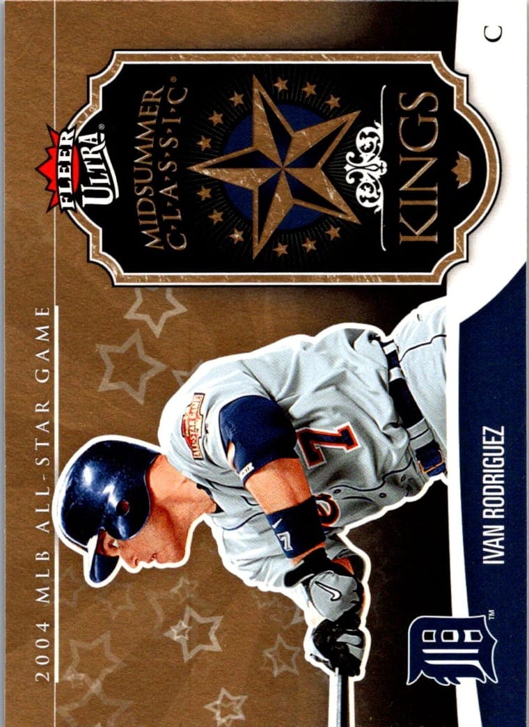 2006 Fleer Ultra Ivan Rodriguez #MCK10 Midsummer Classic Kings — front