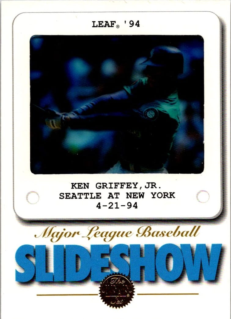 1994 Leaf Slideshow Ken Griffey Jr. #9 — front