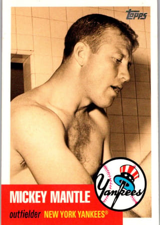 Front of 2007 Topps The Mickey Mantle Story Mickey Mantle #MMS17 — Near Mint