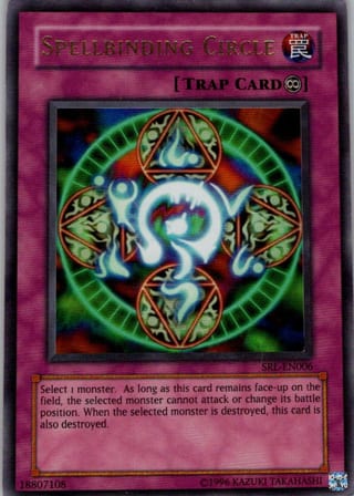 Front of Spellbinding Circle — Spell Ruler SRL-EN006 — Ultra Rare — Unlimited — Lightly Played