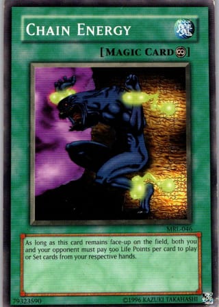 Front of Chain Energy — Magic Ruler MRL-046 — Common — Unlimited — Lightly Played