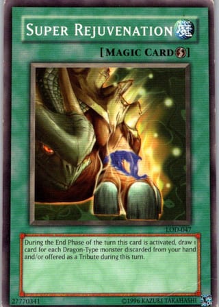 Front of Super Rejuvenation — Legacy of Darkness LOD-047 — Common — Unlimited — Lightly Played