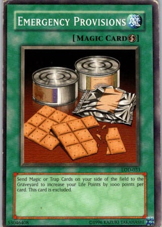 Front of Emergency Provisions — Legacy of Darkness LOD-033 — Common — Unlimited — Moderately Played