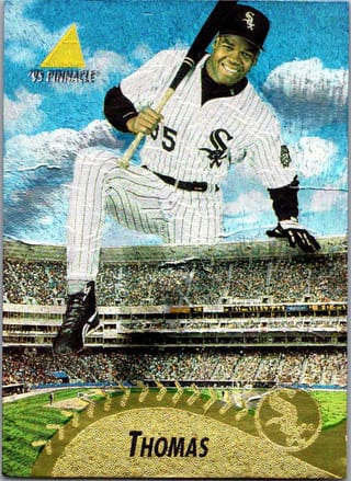 Front of 1995 Pinnacle Museum Collection Frank Thomas #226 — Lightly Played