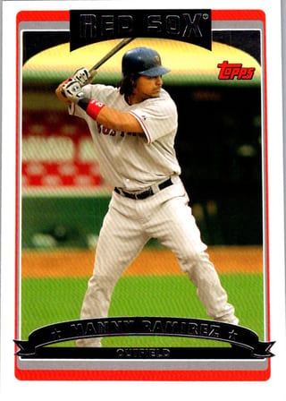 Front of 20-Card Baseball Pack — All 2006, Mantle and Bonds