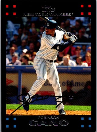 Front of 20-Card Mixed Pack — 2006 Topps, Bowman and Fleer, with Yankees