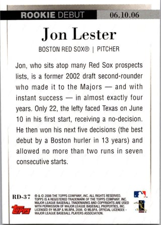 Back of 20-Card Mixed Pack — 2006 Topps, Bowman and Fleer, with Yankees