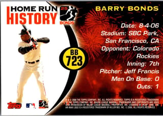 Back of 20-Card Mixed Pack — 2006 Topps, Bowman and Fleer, with Yankees