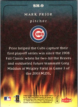 Back of 20-Card Mixed Pack — 2006 Topps, Bowman and Fleer, with Yankees