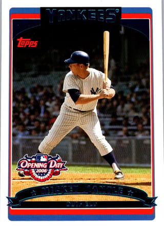 Front of 20-Card Mixed Pack — 2006 Topps, Bowman and Fleer, with Yankees
