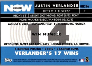 Back of 20-Card Baseball Pack — 2007 Topps and Upper Deck, Jeter and Ripken