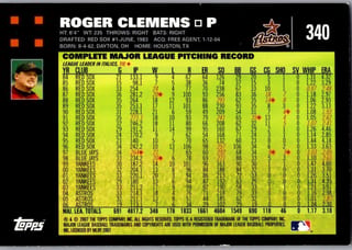 Back of 20-Card Baseball Pack — 2007 Topps and Upper Deck, Jeter and Ripken
