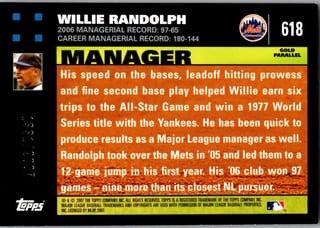 Back of 20-Card Baseball Pack — 2007 Topps and Upper Deck, Jeter and Ripken