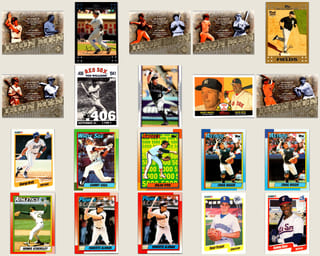 Front of 20-Card Baseball Pack — 1990 Topps and Fleer with 2007 Upper Deck