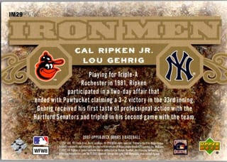 Back of 20-Card Baseball Pack — 1990 Topps and Fleer with 2007 Upper Deck