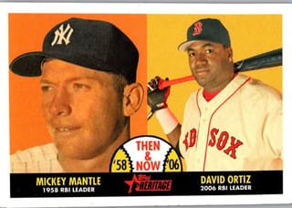 Front of 20-Card Baseball Pack — 1990 Topps and Fleer with 2007 Upper Deck