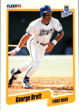 Front of 20-Card Baseball Pack — 1990 Topps and Fleer with 2007 Upper Deck