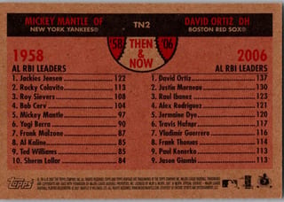 Back of 20-Card Baseball Pack — 1990 Topps and Fleer with 2007 Upper Deck