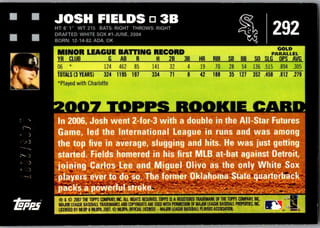 Back of 20-Card Baseball Pack — 1990 Topps and Fleer with 2007 Upper Deck