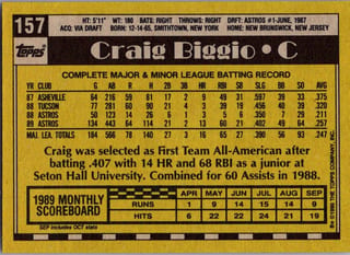 Back of 20-Card Baseball Pack — 1990 Topps and Fleer with 2007 Upper Deck