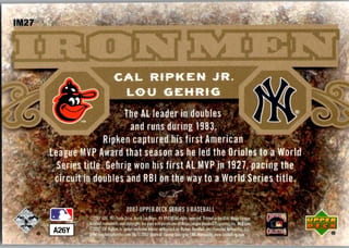 Back of 20-Card Baseball Pack — 1990 Topps and Fleer with 2007 Upper Deck