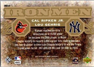 Back of 20-Card Baseball Pack — Late '90s through 2008