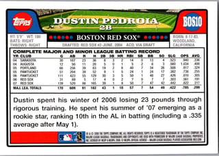 Back of 20-Card Baseball Pack — Late '90s through 2008