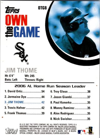 Back of 20-Card Baseball Pack — Late '90s through 2008