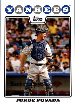 Front of 20-Card Baseball Pack — Late '90s through 2008