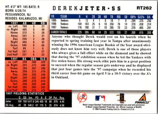 Back of 20-Card Baseball Pack — Late '90s through 2008