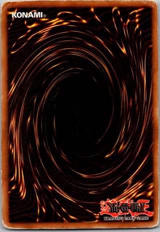 Back of 20-Card Yu-Gi-Oh Pack — Originals and Reprints, 1999 to 2004