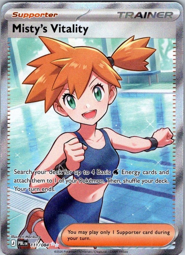 Misty's Vitality — Pitch Black #111/084 — Full Art — front