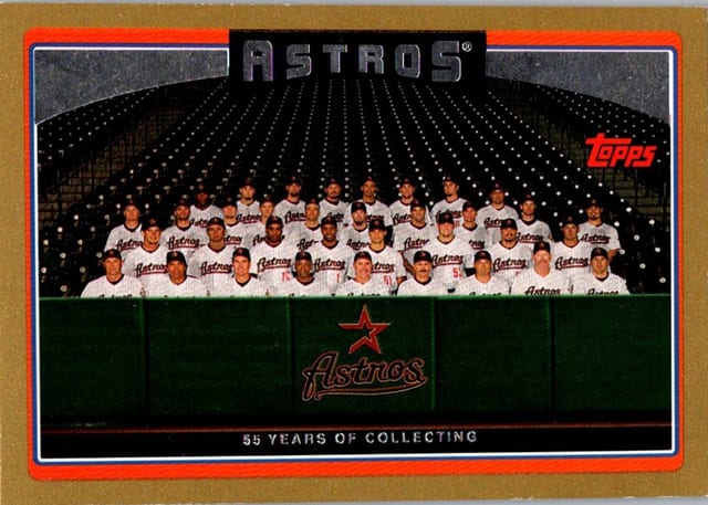 2006 Topps Houston Astros #606 Gold — front