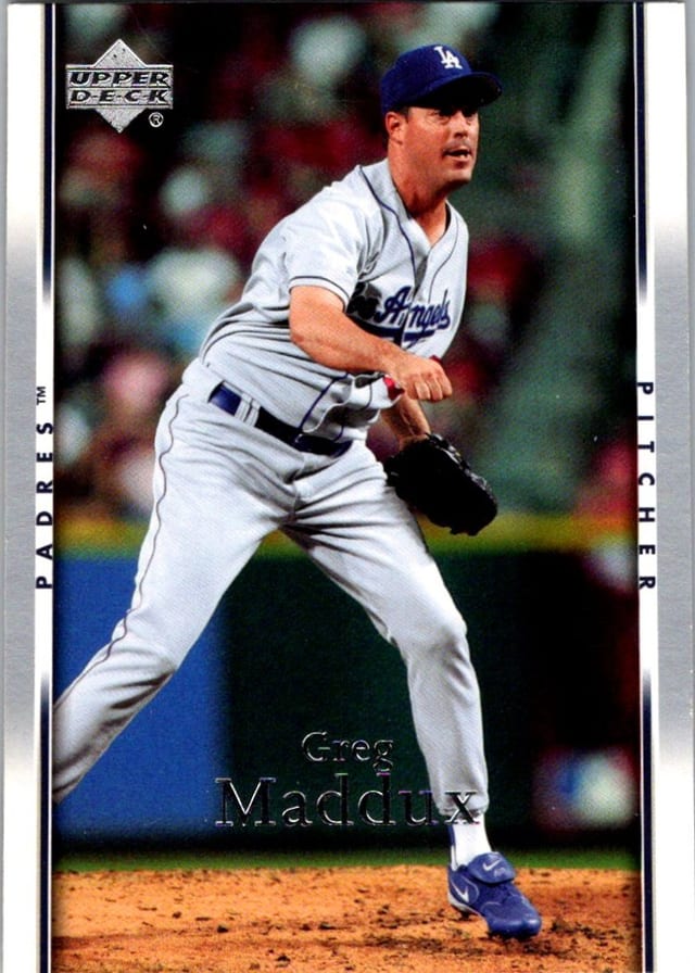 2007 Upper Deck Series 1 Greg Maddux #356 — front